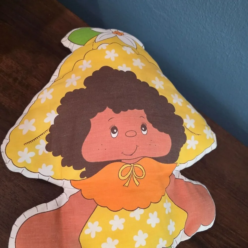 Strawberry Shortcake Orange Blossom Fabric Cut & Sew Pillow Doll 1980's